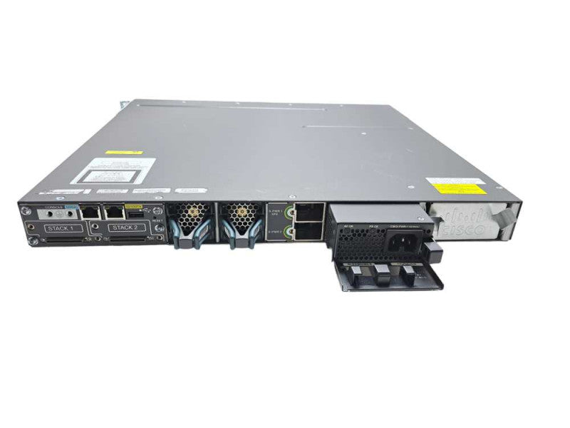 Cisco WS-C3750X-48PF-L 48-Port PoE Gigabit Switch 1x PSU )