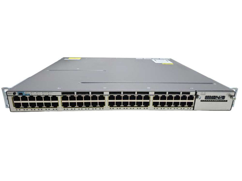 Cisco WS-C3750X-48PF-L 48-Port PoE Gigabit Switch **No PSU** )