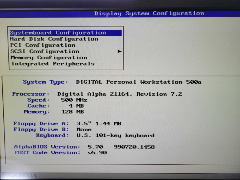VINTAGE DIGITAL PERSONAL WORKSTATION 500AU (500Mhz CPU) 128MB RAM | NO HDD