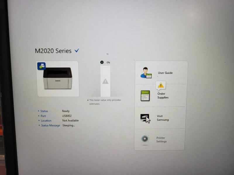 Samsung Xpress M2020W Wireless Mono Laser Printer, READ _