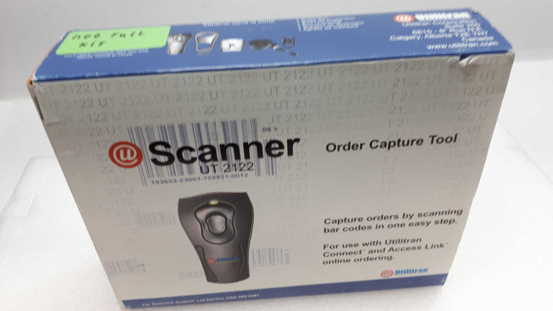 UTILITRAN HANDHELD BARCODE SCANNER UT2122- Read notes &