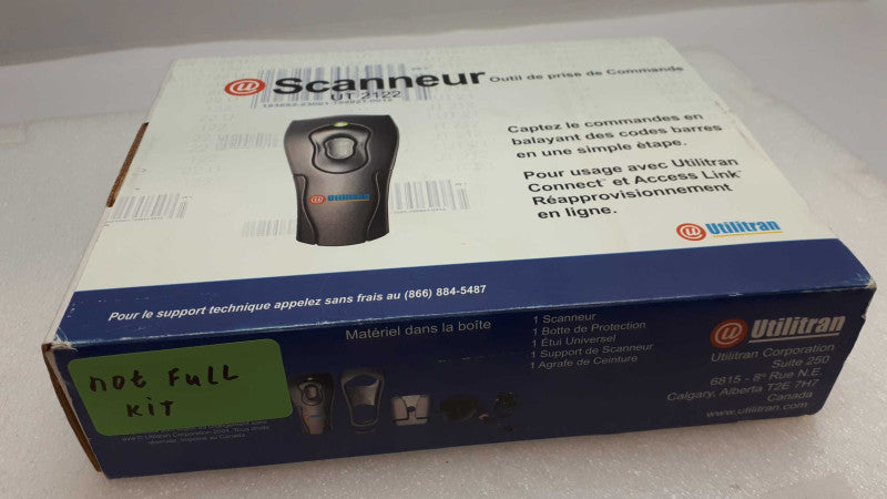 UTILITRAN HANDHELD BARCODE SCANNER UT2122- Read notes &