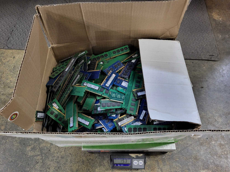 Scrap Non-Heat sink RAM/Memory 33.8lb/15.3KG AS-IS READ $