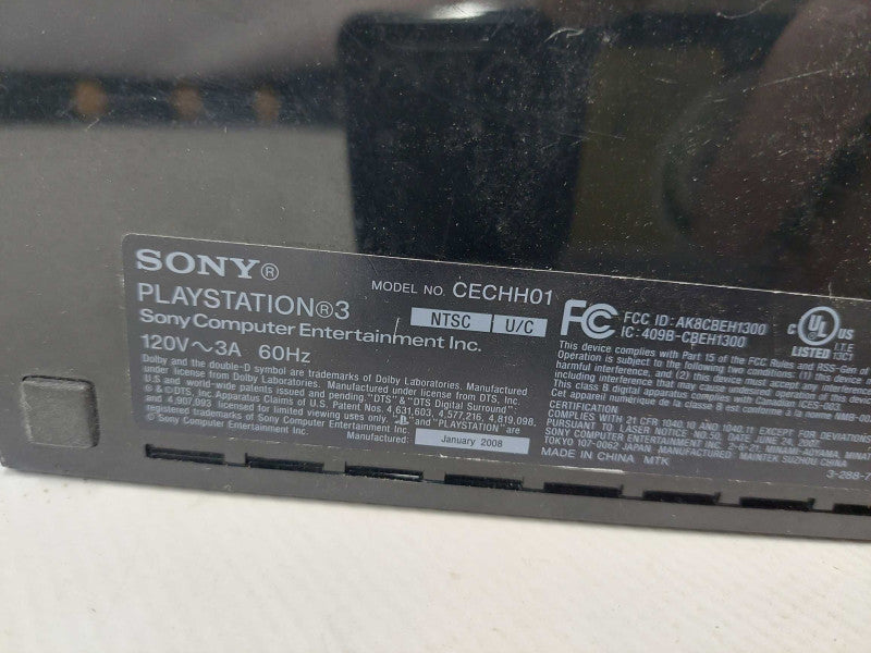 Sony Platstation 3 Fat Body Model: CECHH01