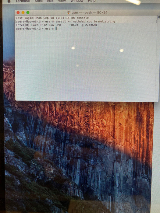 Apple Mac mini Mid 2010 Intel Core 2 Duo P8600@ 6GB RAM 320GB HDD; SuperDrive