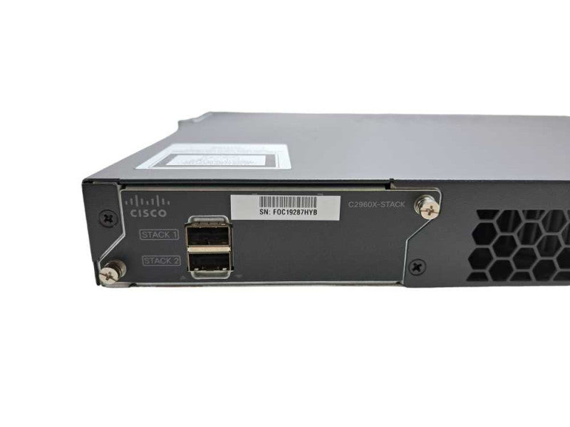 Cisco WS-C2960X-48FPS-L 48 Port Gigabit PoE+ 740W Switch +Stack )