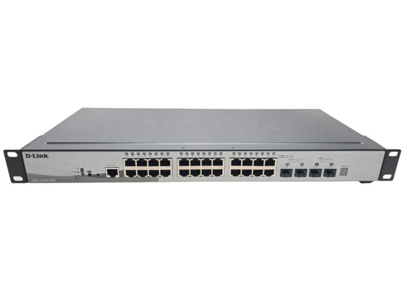 D-Link DGS-1510-28P 24-Port Gigabit PoE Managed Switch  | 2x 10G SFP+ Ports Q)