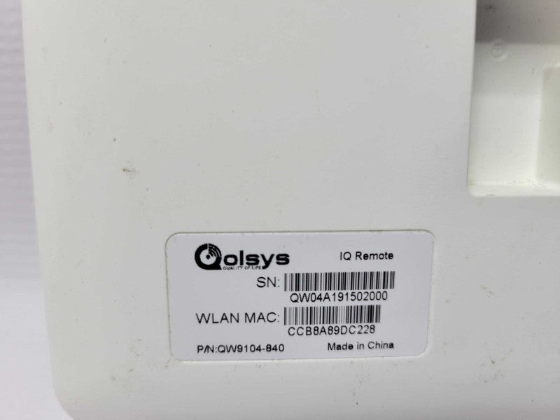 Qolsys IQ Remote Touchscreen QW9104-840 ALARM SYSTEM only Q_