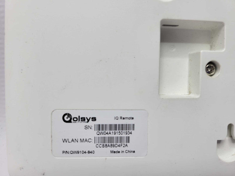Qolsys IQ Remote Touchscreen QW9104-840 ALARM SYSTEM only Q_