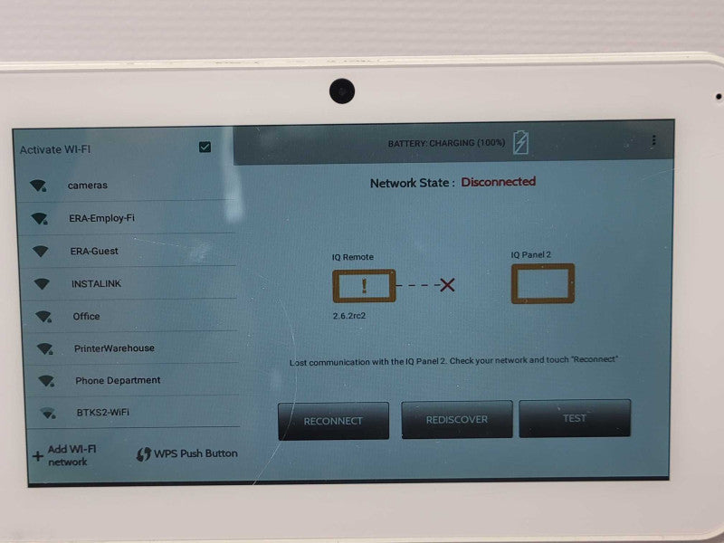 Qolsys IQ Remote Touchscreen QW9104-840 ALARM SYSTEM only Q_