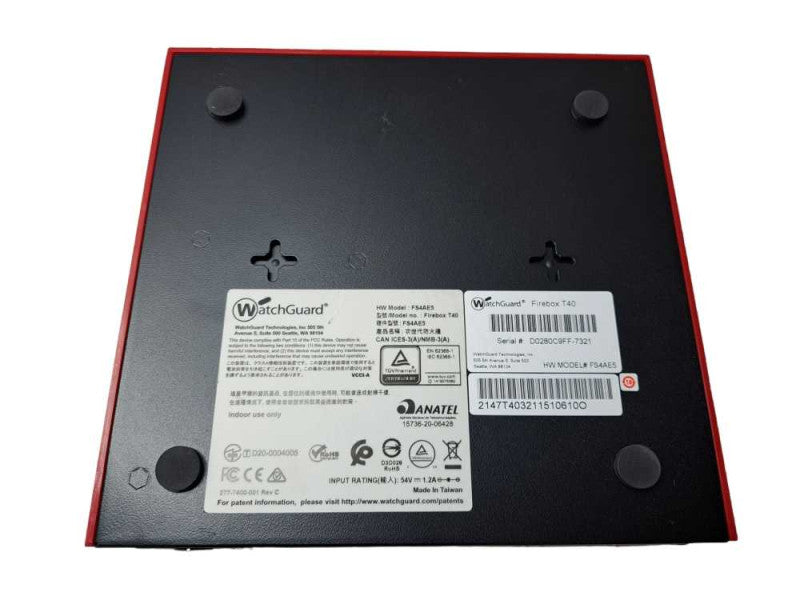 WatchGuard Firebox T40 Network Security FS4AE5 *READ* Q)