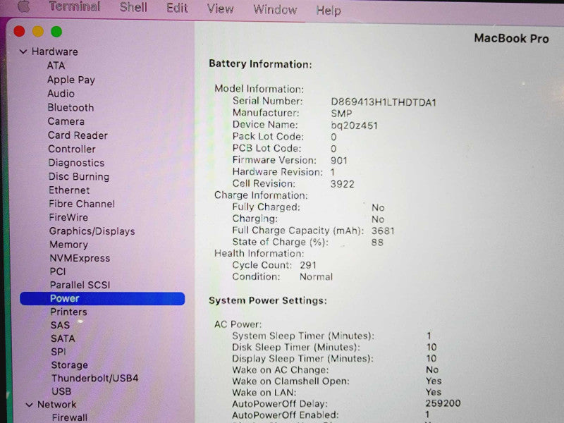 Apple Macbook Pro 2016 13\\" Core i7-6567U @ 3.3GHz 8GB DDR3 500GB SSD [Read] (