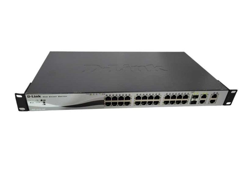 D-Link DES-1210-28P 28-Port Web Smart PoE Fast Ethernet Switch Version a1 !