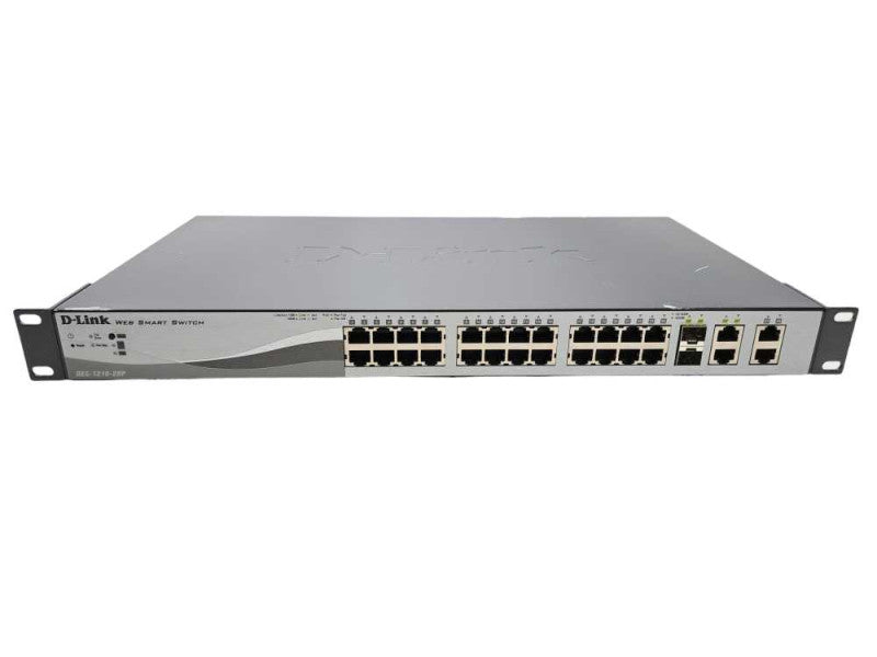 D-Link DGS-1210-28P 28-Port Gigabit Smart Managed PoE Switch  )