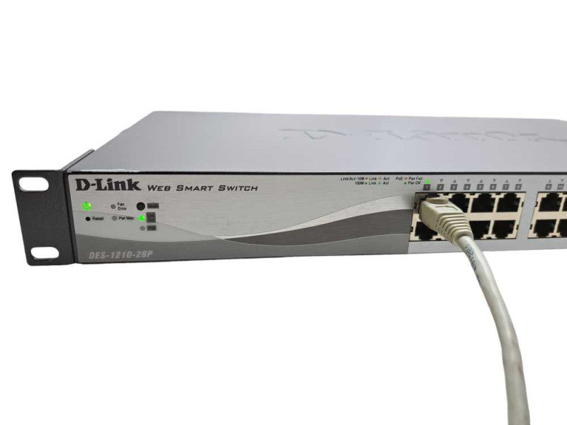 D-Link DGS-1210-28P 28-Port Gigabit Smart Managed PoE Switch  )