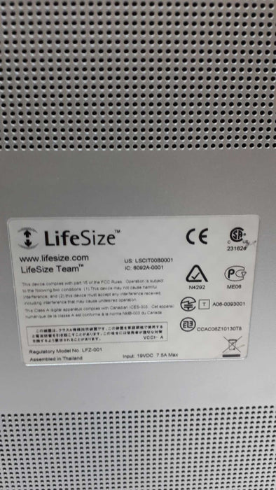 LifeSize Video Conferencing Equipment Team MP Codec Office Business LFZ-001 &