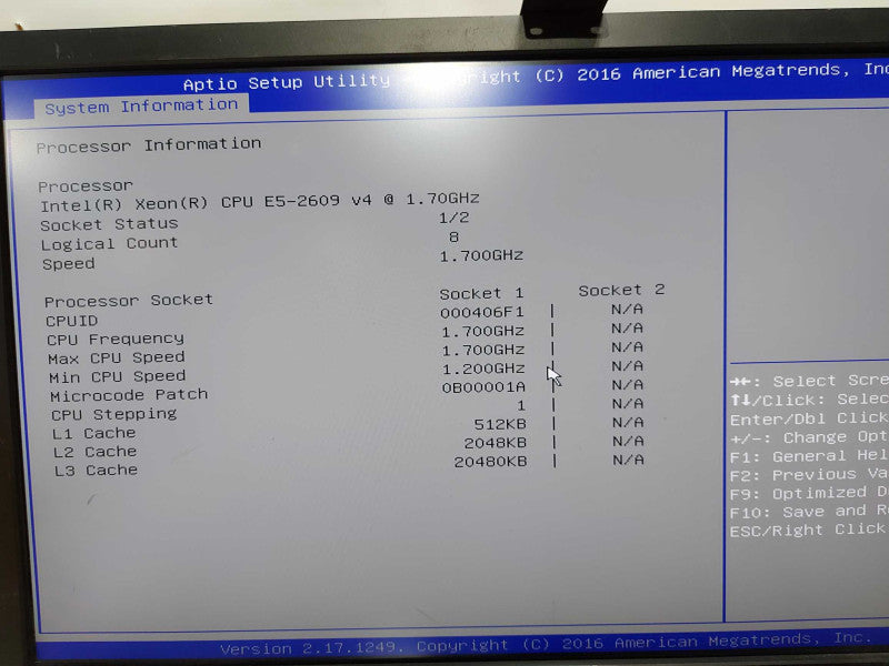 Lenovo ThinkServer TD350 Xeon E5-2609 V4 @ 1.70ghz / 16gb ram / READ #