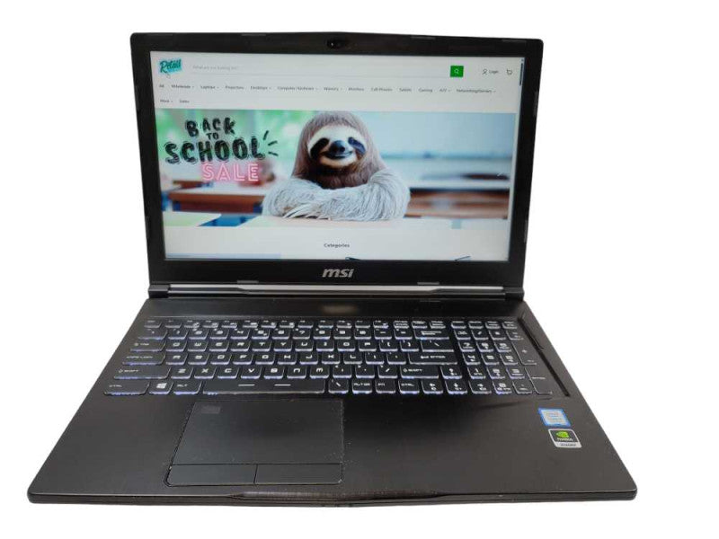 MSI WE63 8SJ i7-8750H, 32GB DDR4, 4GB Nvidia Quadro P2000, 256GB m.2 + 1TBHD  Î²