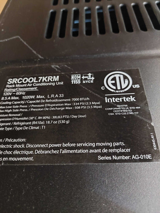 Tripp-Lite SRCOOL7KRM Rack Mountable Air Conditioning Unit