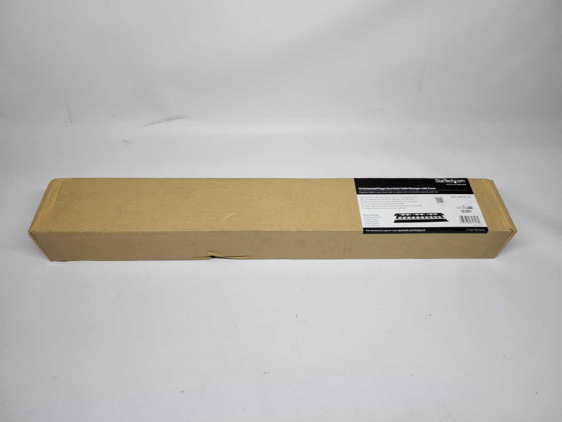 1U Horizontal Finger Duct Cable Manager with Cover Q