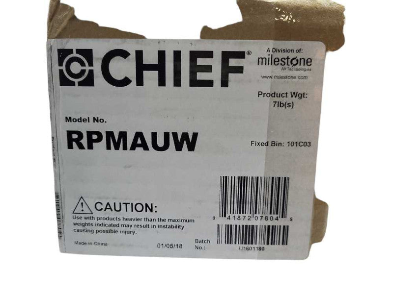 Chief RPA Elite Universal Ceiling Projector Mount - RPMAUW Brand New $