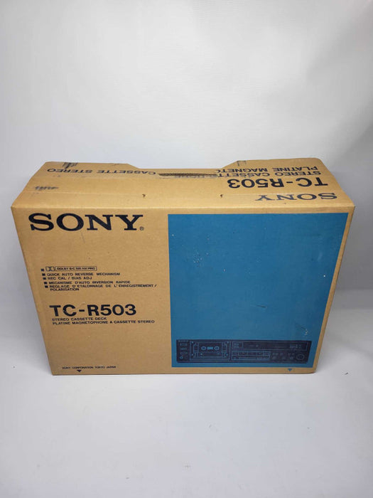 SONY TC-R503 STEREO CASSETTE DECK w Orignal BOX (AS-IS)