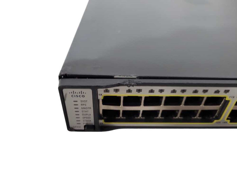 Cisco WS-C3750E-48PD-SF Catalyst 3750-E 48Port PoE-48 Network Switch !