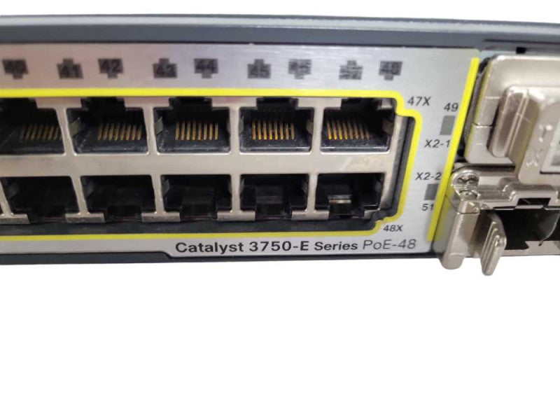 Cisco WS-C3750E-48PD-SF Catalyst 3750-E 48Port PoE-48 Network Switch !