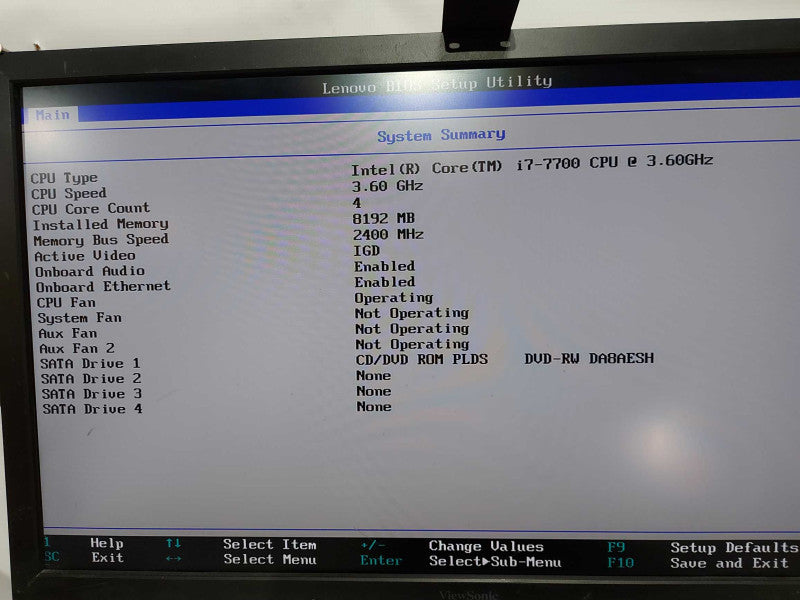 Lenovo Thinkcenter M910s I7-7700 @ 3.60ghz / 8gb ram / READ #