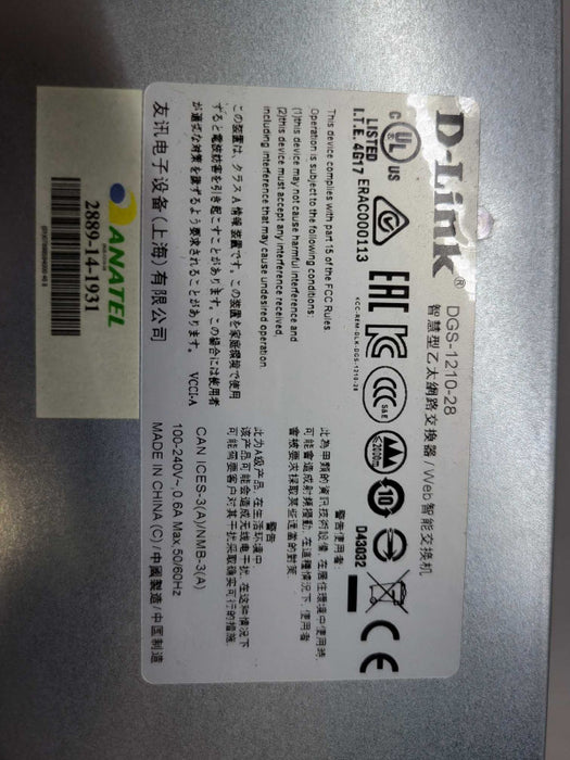 D-Link DGS-1210-28 Web Smart Switch Q