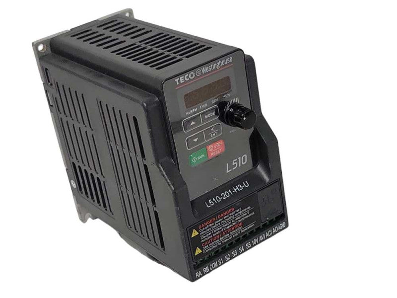 Teco L510-201-H3-U 3-Phase 200-240V Input 3-Phase 0-240V output READ _