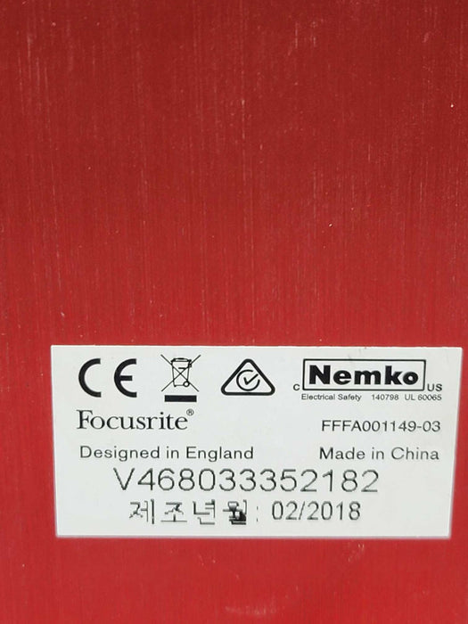 Focusrite Scarlett 2i2 (AS-IS)
