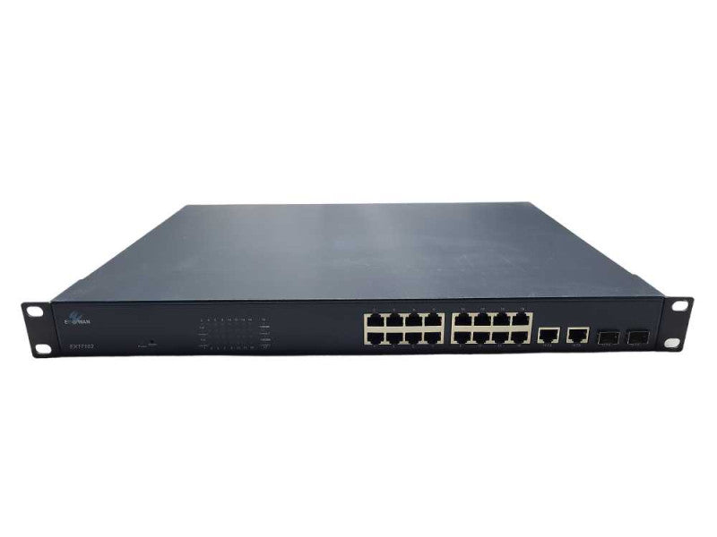 EtherWAN EX17162A 16-Port & 2-PORT COMBO UNMANAGED ETHERNET SWITCH Q$