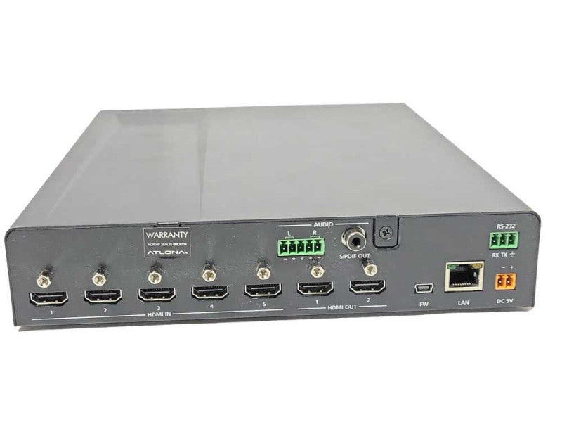 Atlona AT-UHD-SW-52 4K/UHD 5 Switcher HDMI In/Out _