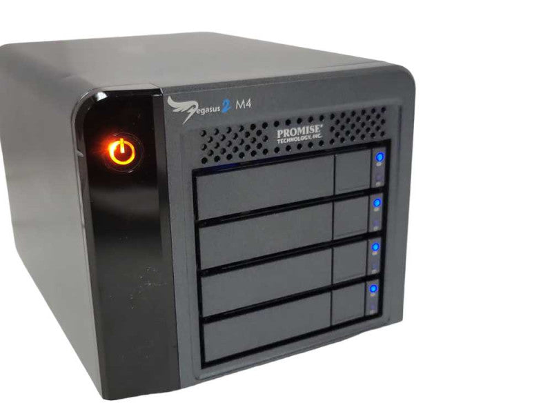 Promise Pegasus2 M4 DAS with 4x (3x 1TB and 1x 500GB) SSDs, READ _