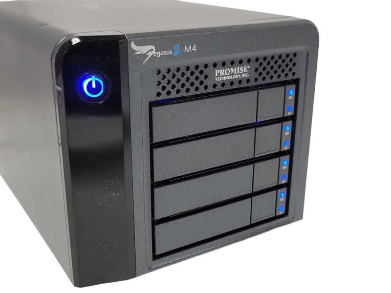 Promise Pegasus2 M4 DAS with 4x (3x 1TB and 1x 500GB) SSDs, READ _