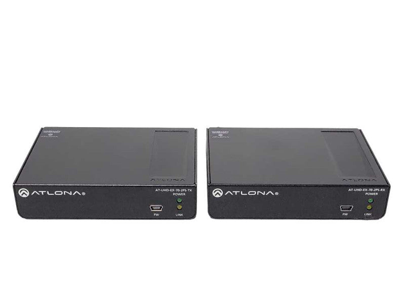Atlona AT-UHD-EX-70-2PS-TX  Transmitter and AT-UHD-EX-70-2PS-RX Receiver _
