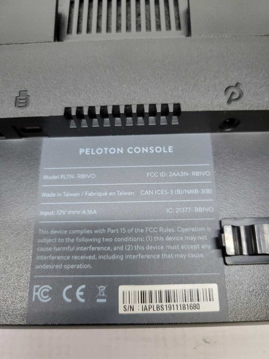 2nd Generation Peloton Screen (Model: PLTN-RB1VO) (AS-IS / PARTS)