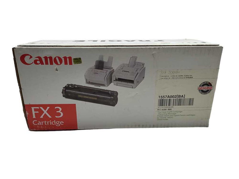 New In Sealed Canon FX3 Genuine Black Laser Cartridge Q$