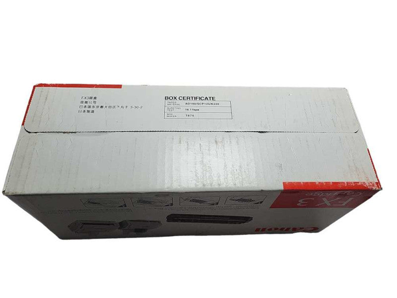 New In Sealed Canon FX3 Genuine Black Laser Cartridge Q$