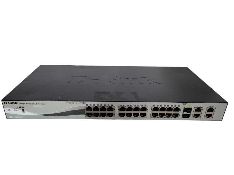 D-Link DES-1210-28P 28-Port Web Smart PoE Fast Ethernet Switch Version c1 !