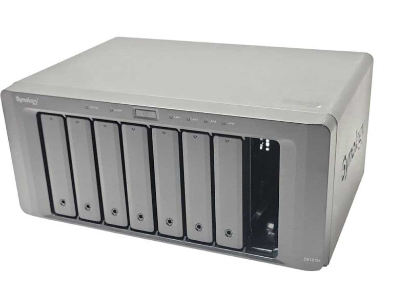Synology DiskStation DS1815+ 8-Bay NAS with 7x HDD Trays, READ _
