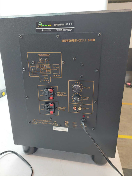 Nuance Subwoofer Advantage HT 1 W Module S-100
