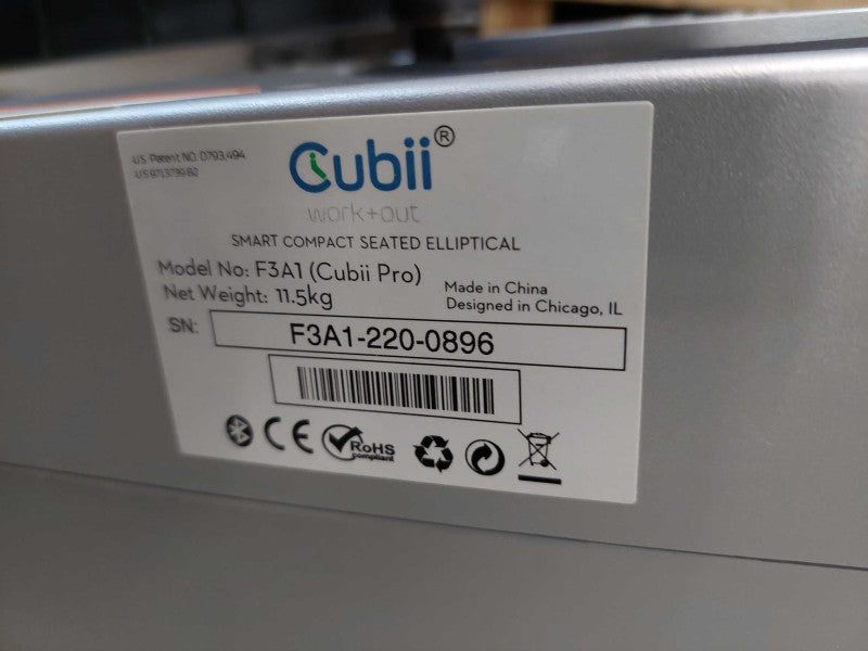 Cubii Model: F3A1 (cubii pro) under desk ellipticle machine