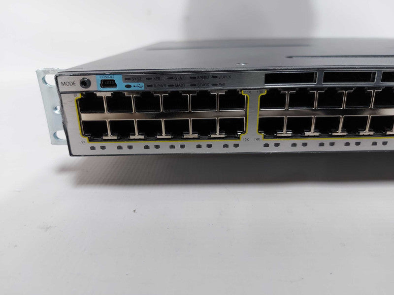 Cisco 3750X series gigabit PoE+ Switch WS-C3750X-48PF-S V04 - Fact Reset #