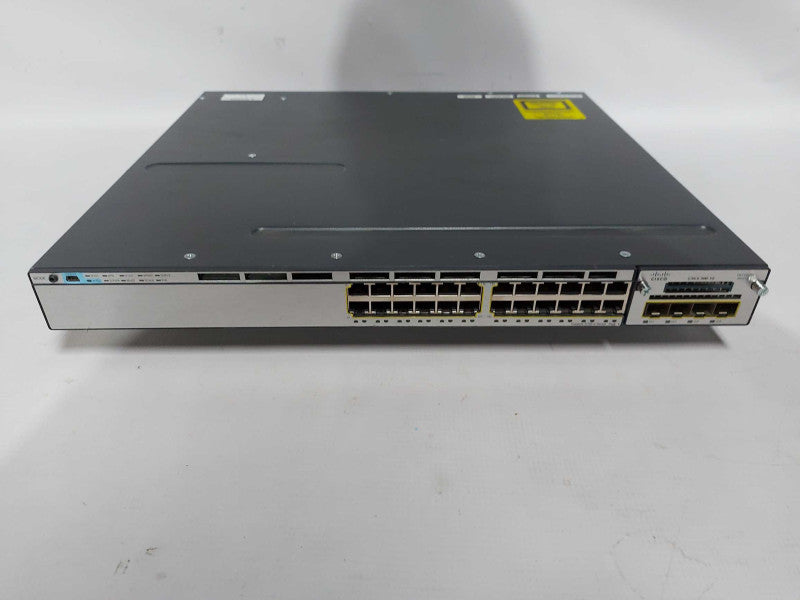Cisco Catalyst WS-C3750X-24P-S V01 24-Port Gigabit Ethernet Switch  #
