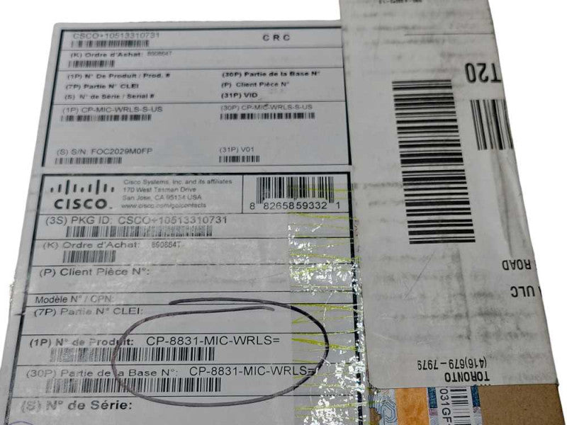 Cisco CP-8831-MIC-WRLS wireless microphone kit for CP8831 Phone, SEE Q_