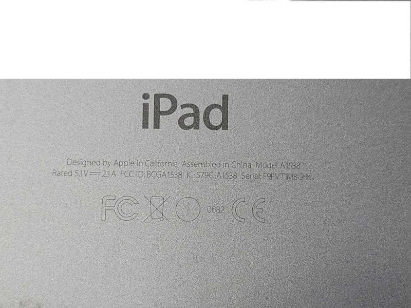 Apple iPad mini 4 128GB, Wi-Fi, 7.9in - Space Gray _