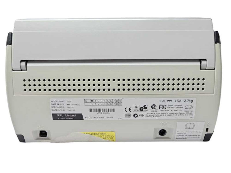 Fujitsu ScanSnap S510 Portable Color Image/Document Scanner, READ _