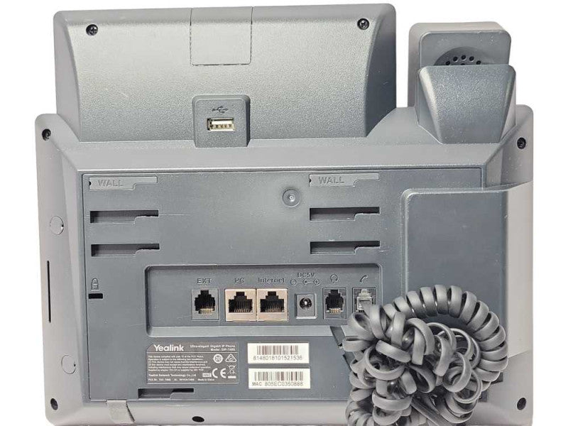 Yealink Ultra-elegant Gigabit IP Phone SIP-T48S w/ Hand set, Factory reset Q_